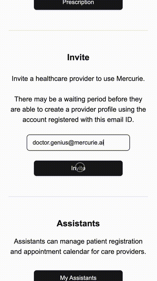 Settings Page